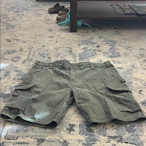 Carhartt Men's Green Cargo Shorts